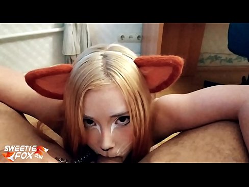 ❤️ Kitsune waxay liqaysaa dick oo afkeeda ku dhufatey ❤❌ anaga ☑